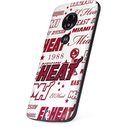 NBA Miami Heat Historic Blast Moto E5 Play Skin
